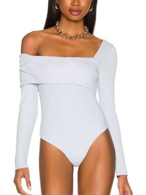 Lovers & Friends Florence Bodysuit in Baby Blue, Size XS